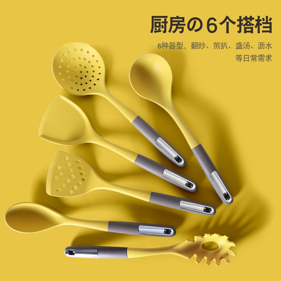 亚马逊硅胶锅铲硅胶厨具7